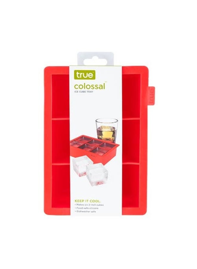 Colossal™: Red Ice Cube Tray