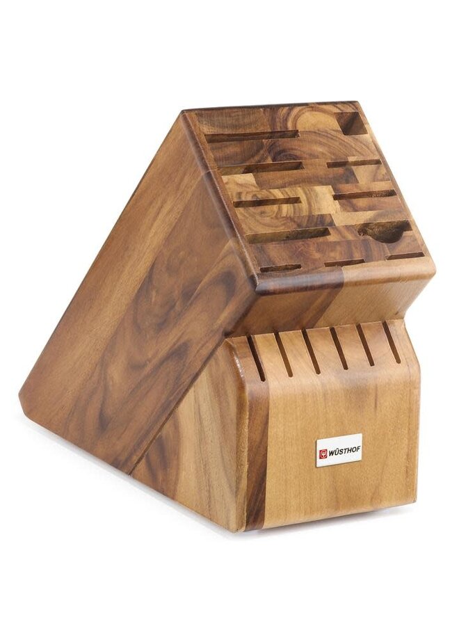 17 Slot Knife Block Acacia