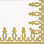 Dessin Passementerie Gold Dinner Napkins - 12 Per Package