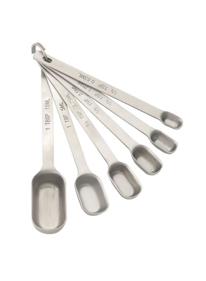Mrs. Anderson's Baking Spice Measuring Spoons, Heavyweight 18/8 Stainless  steel, Set of 6 - Blackstone's of Beacon Hill