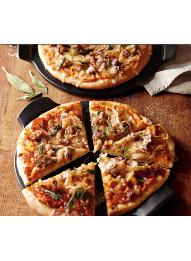 Smooth Pizza Stone Charcoal 14"