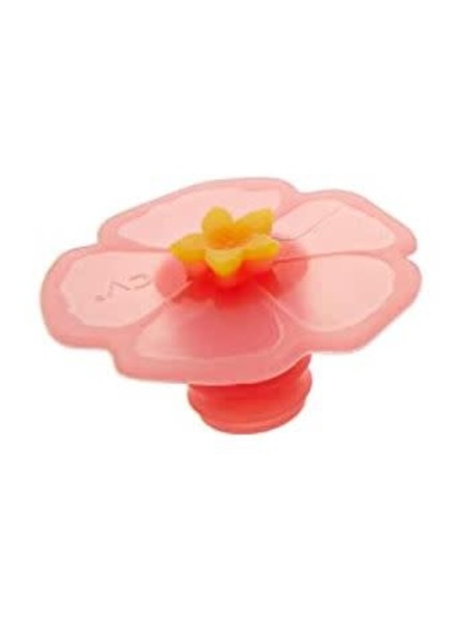 Bottle Stopper Hibiscus Silicone