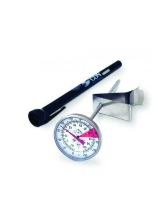 Beverage & Frothing Thermometer 5" stem