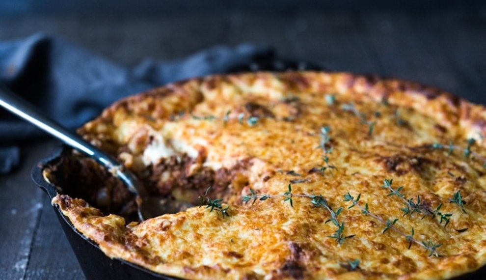 pastitsio | baked greek pasta with lamb