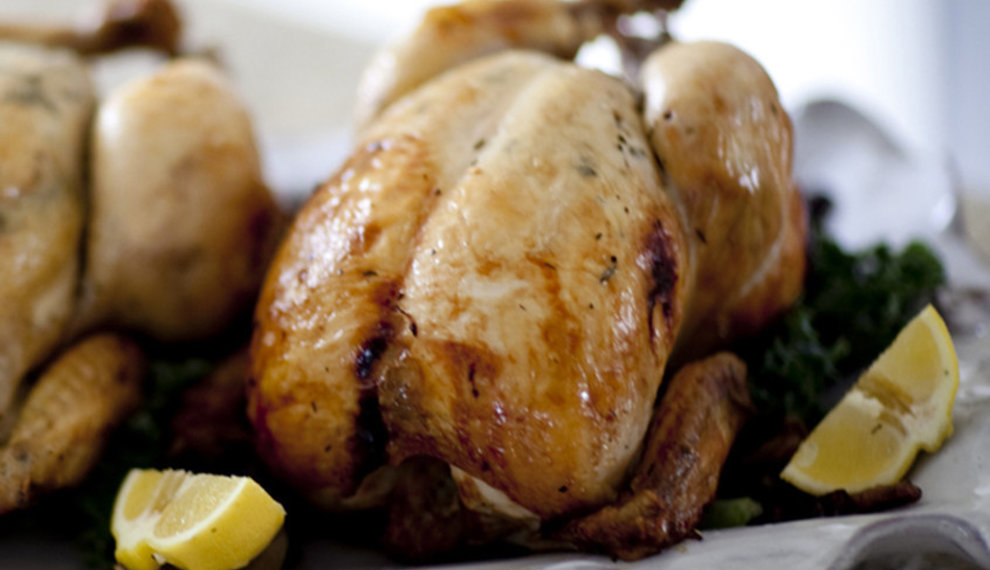 Roasted Chicken with Rosemary, Lemon, and Garlic