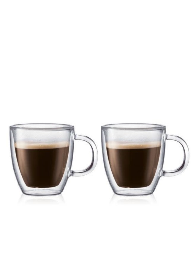 Bistro 2pcs Espresso Cup double wall 5 oz