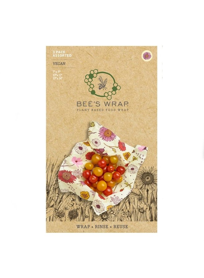 Plant-Based Assorted Sizes in Meadow Magic - Pack of 3