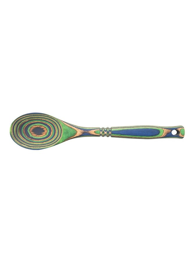 12" Peacock Pakka Spoon