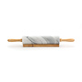 White Marble Rolling Pin with stand