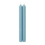 Straight Taper 10" Candles in Stone Blue - 2 Candles Per Package