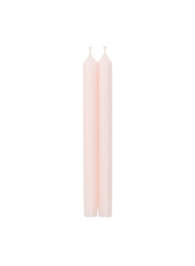 Straight Taper 10" Candles in Petal Pink - 2 Candles Per Package