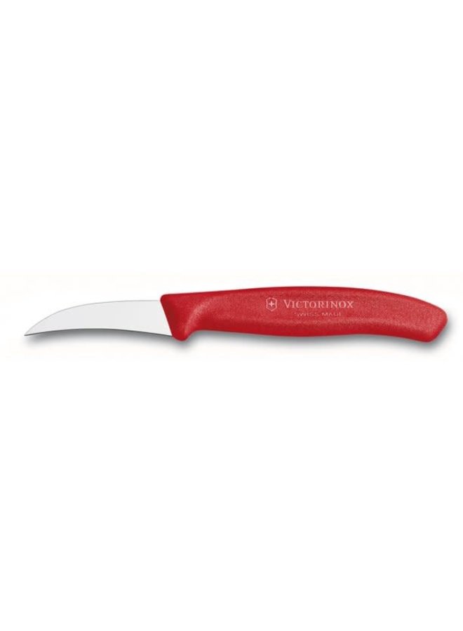 Swiss Classic Birds Peak Shaping Knife 2.5" Red