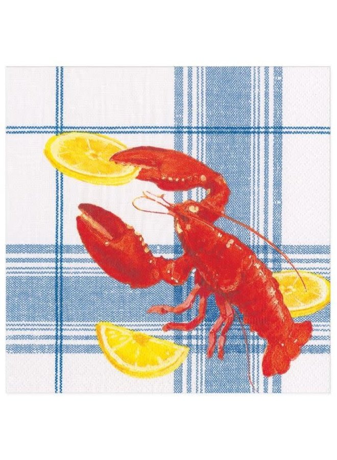 Lobster Bake Paper Dinner Napkins - 20 Per Package