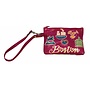 Leather Boston Wristlet
