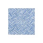 Fretwork Paper Cocktail Napkins in Blue - 20 Per Package