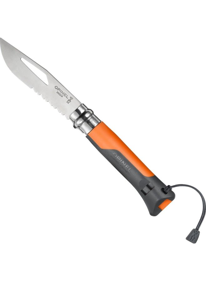 No.08 Stainless Steel Folding Knife - Outdoor Orange
