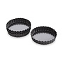 Baking Non-Stick Round Quiche Pan, 4.25" Set/4