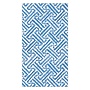 Fretwork Guest Towel Napkins in Blue - 15 Per Package