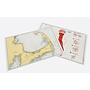Laminated Double-Sided Placemat (side 1 - Cape Cod & Islands & Side 2 - How to Eat a Lobster/Boston