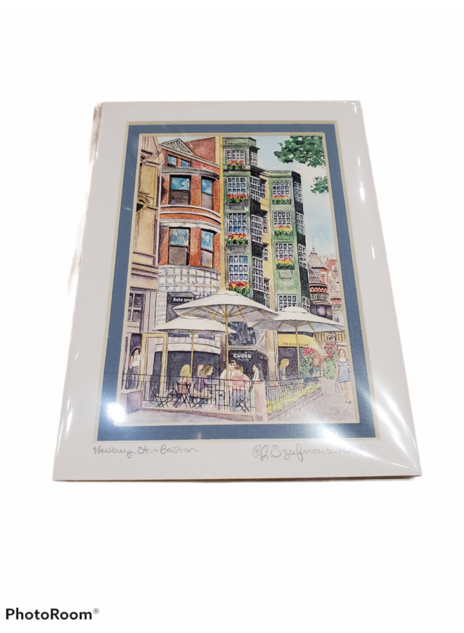 5x7 Print of Newbury Street