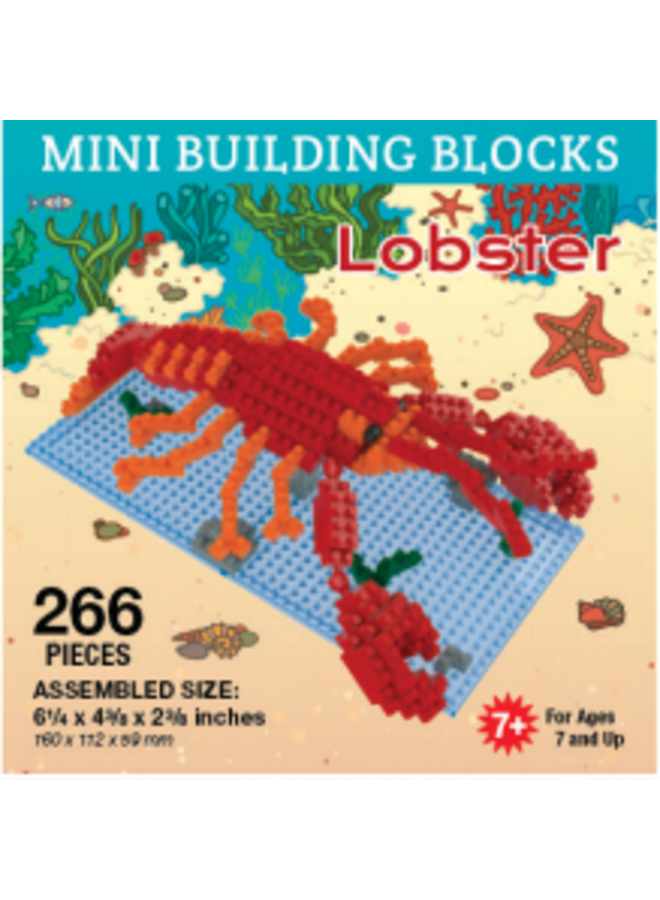 Mini Building Blocks Lobster