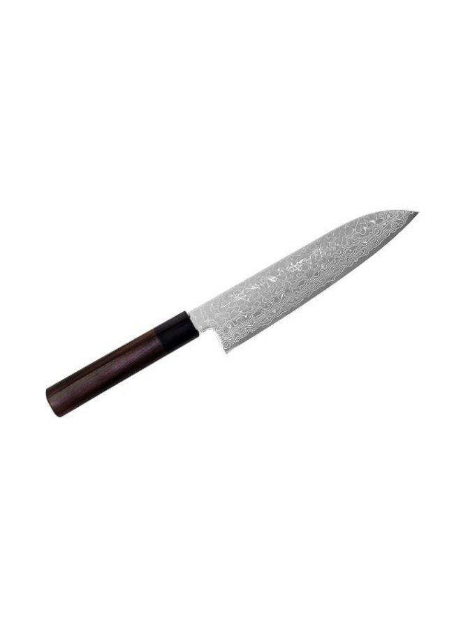 Nickel Warikomi Damascus Santoku