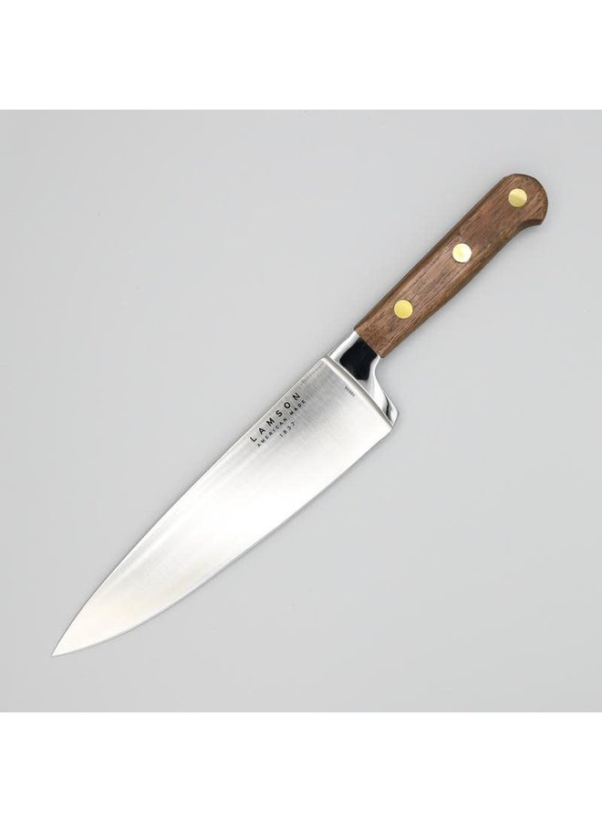 Lamson Walnut Series 8" Chef Knife Blackstone's of Beacon Hill