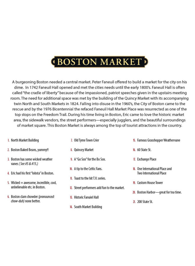 Boston Market 1000 Piece Puzzle