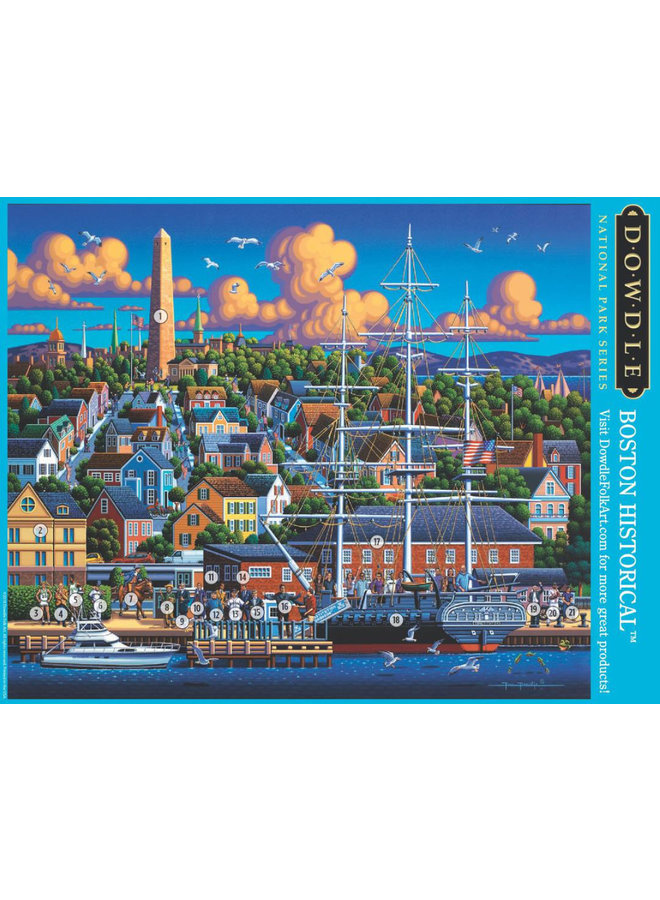 Boston Historical National Park Series 500 Piece Puzzle