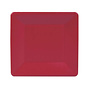 Grosgrain Border Paper Salad & Dessert Plates in Red - 8 Per Package