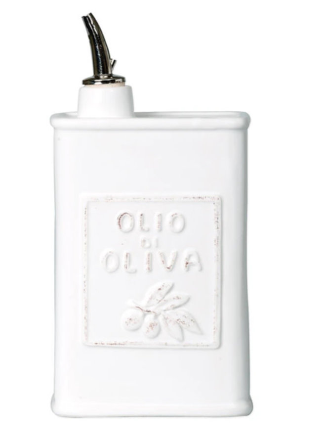 Lastra White Olive Oil Can