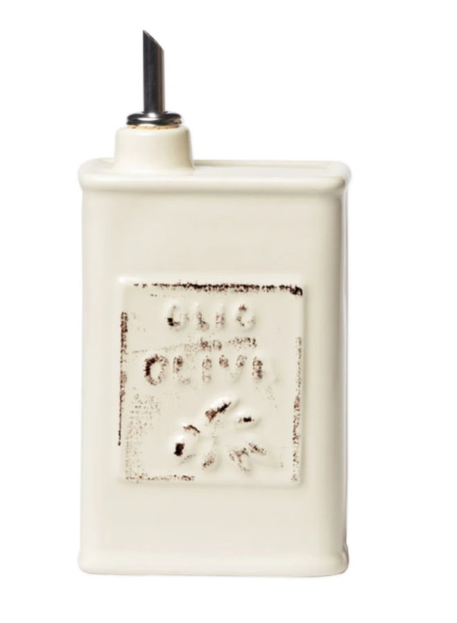 Lastra Linen Olive Oil Can
