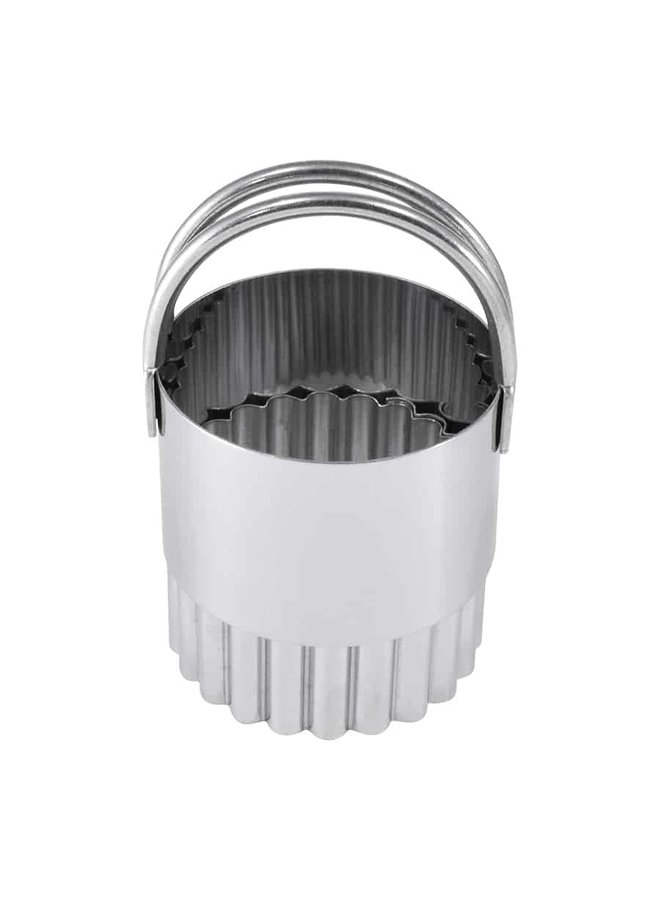 Biscuit Cutters Fluted S/S 2"