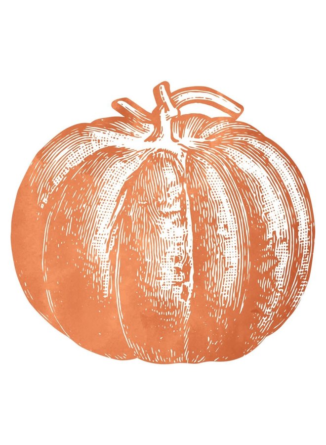 Die Cut Pumpkin Placemat - 12 Sheets