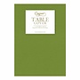 Paper Linen Solid Table Cover in Leaf Green - 1 Each