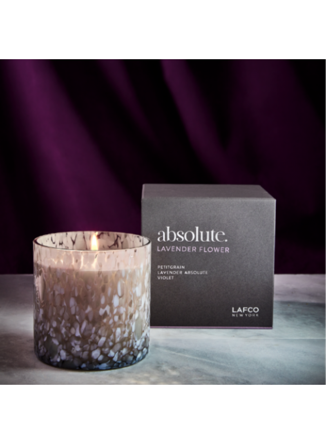Signature Absolute Lavender Flower Candle 15.5oz