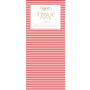 Mini Red Stripes Tissue Paper - 4 Sheets Included