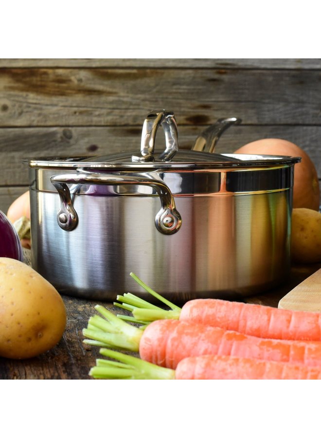 ProBond Professional Clad Stainless Steel Saucepan 3qt.