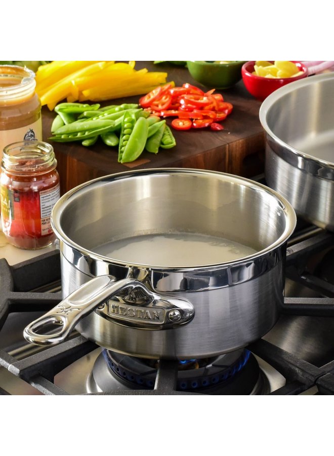 ProBond Professional Clad Stainless Steel Saucepan 3qt.