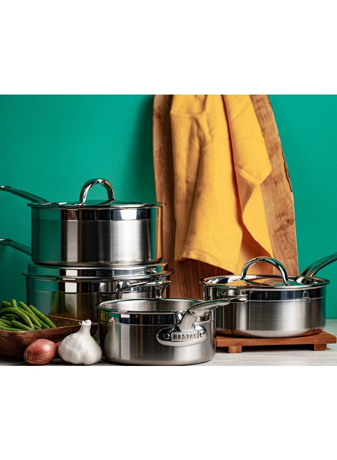 ProBond Professional Clad Stainless Steel Saucepan 3qt.
