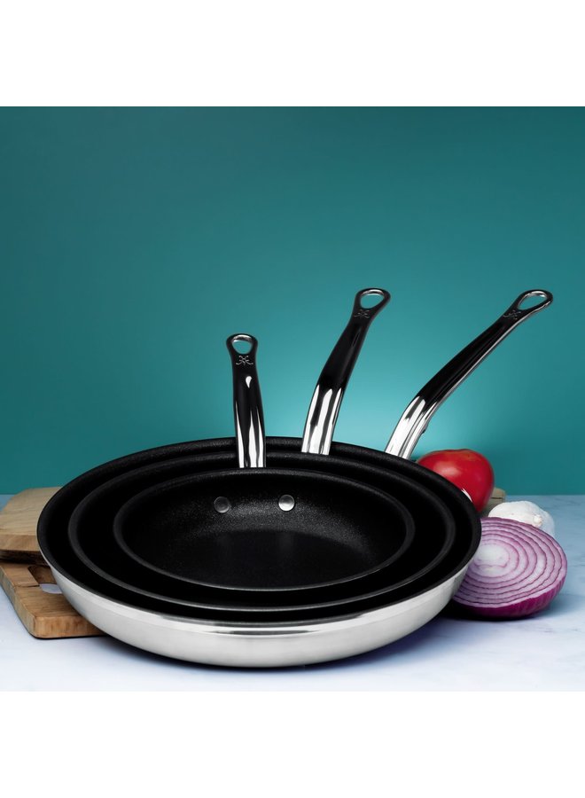 ProBond Professional Clad Stainless Steel TITUM™ Nonstick Skillet 8.5"