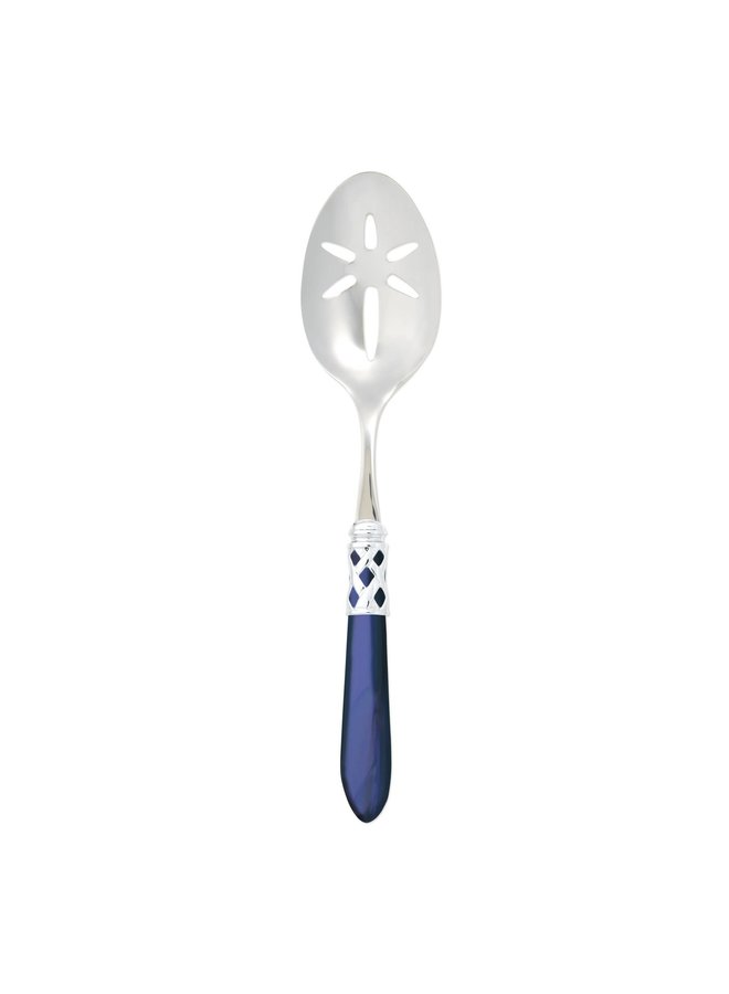 Aladdin Brilliant Blue Slotted Serving Spoon