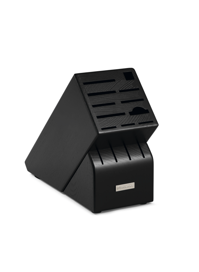 15-Slot Black Knife Block