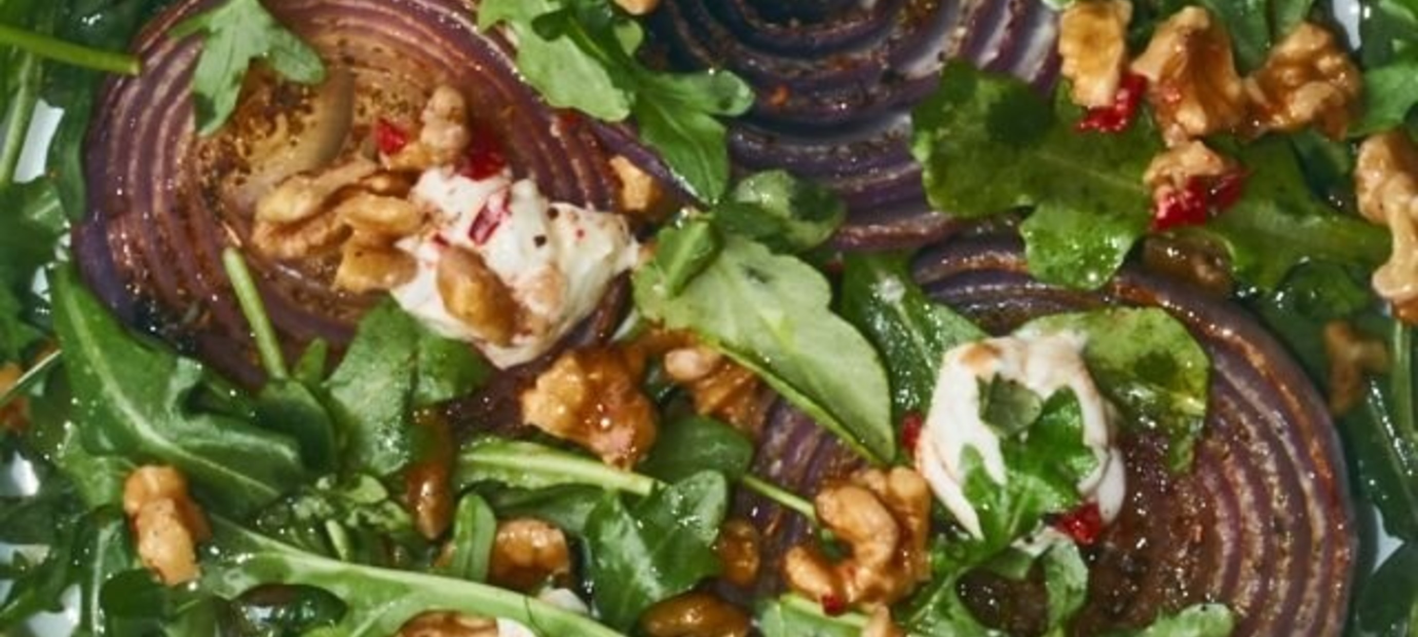 Roasted Red Onion Salad