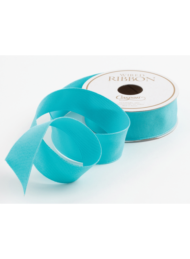 Narrow Turquoise Grosgrain Ribbon - 8 Yard Spool
