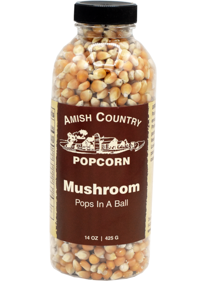 14oz Bottle of Mushroom Popcorn