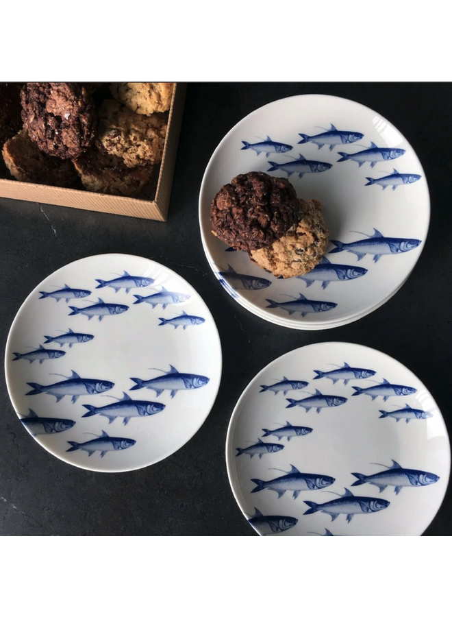 School of Fish Canapé Plates Boxed Set/4