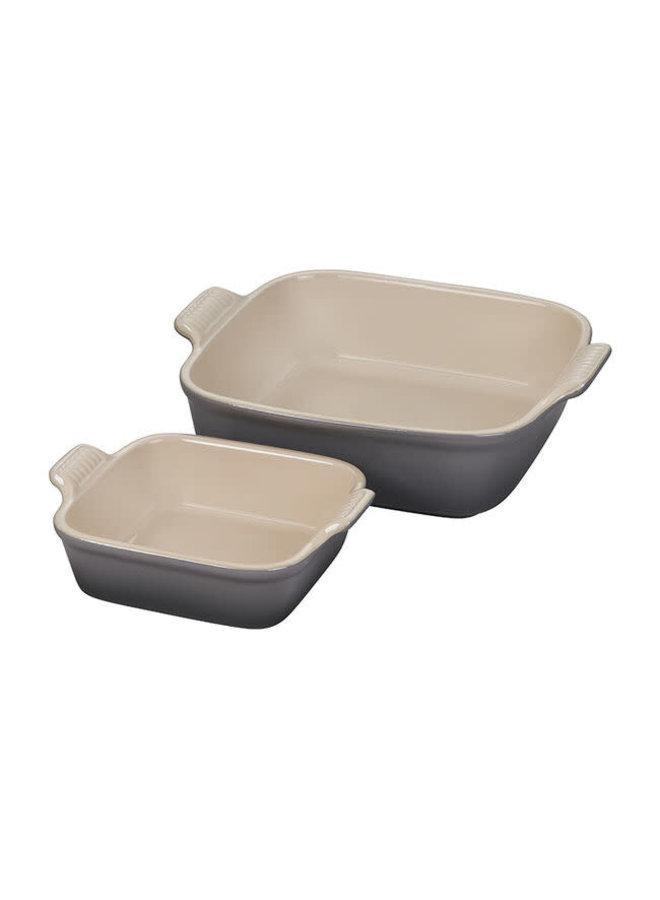 Heritage Square Baking Dishes, Set of 2