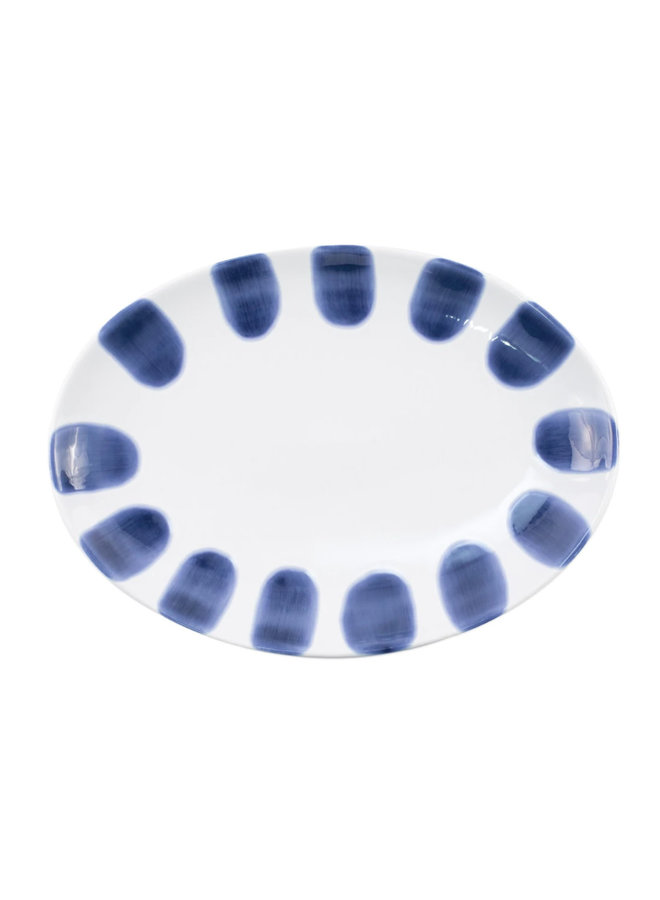 Santorini Dot Small Oval Platter