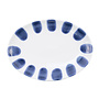 Santorini Dot Small Oval Platter